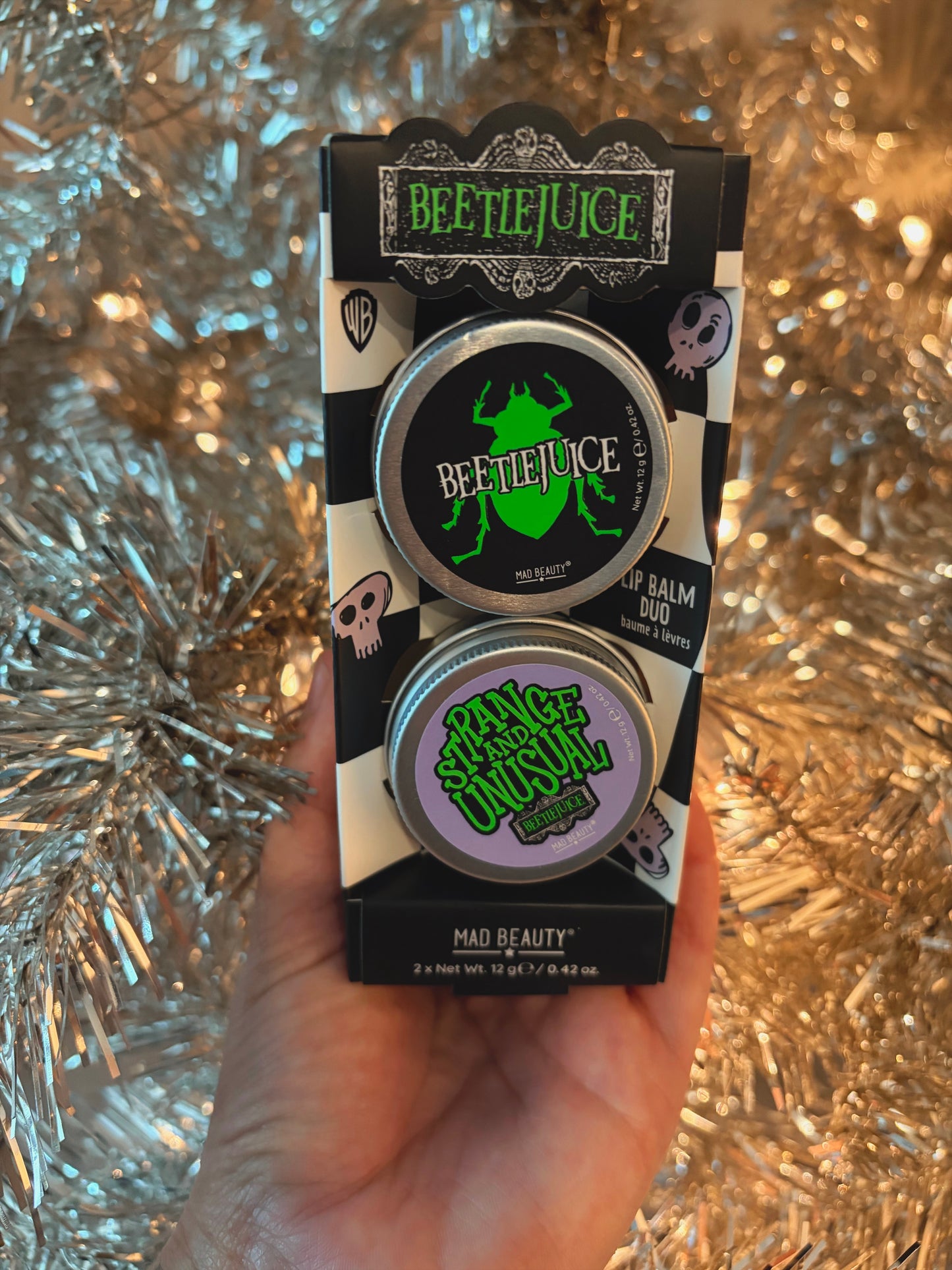 Beetlejuice Lip balm duo