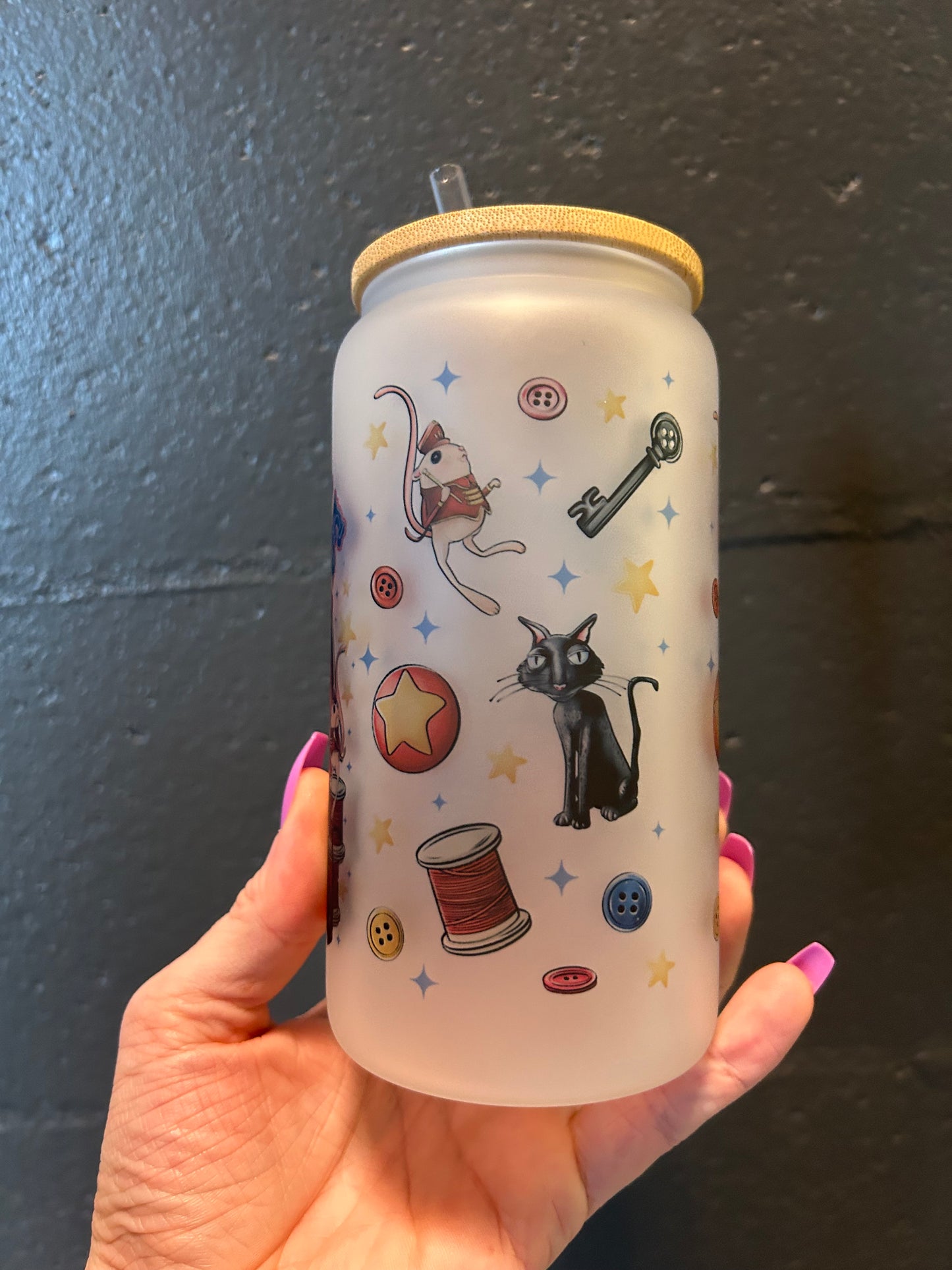 Coraline Carnival glass 16 OZ