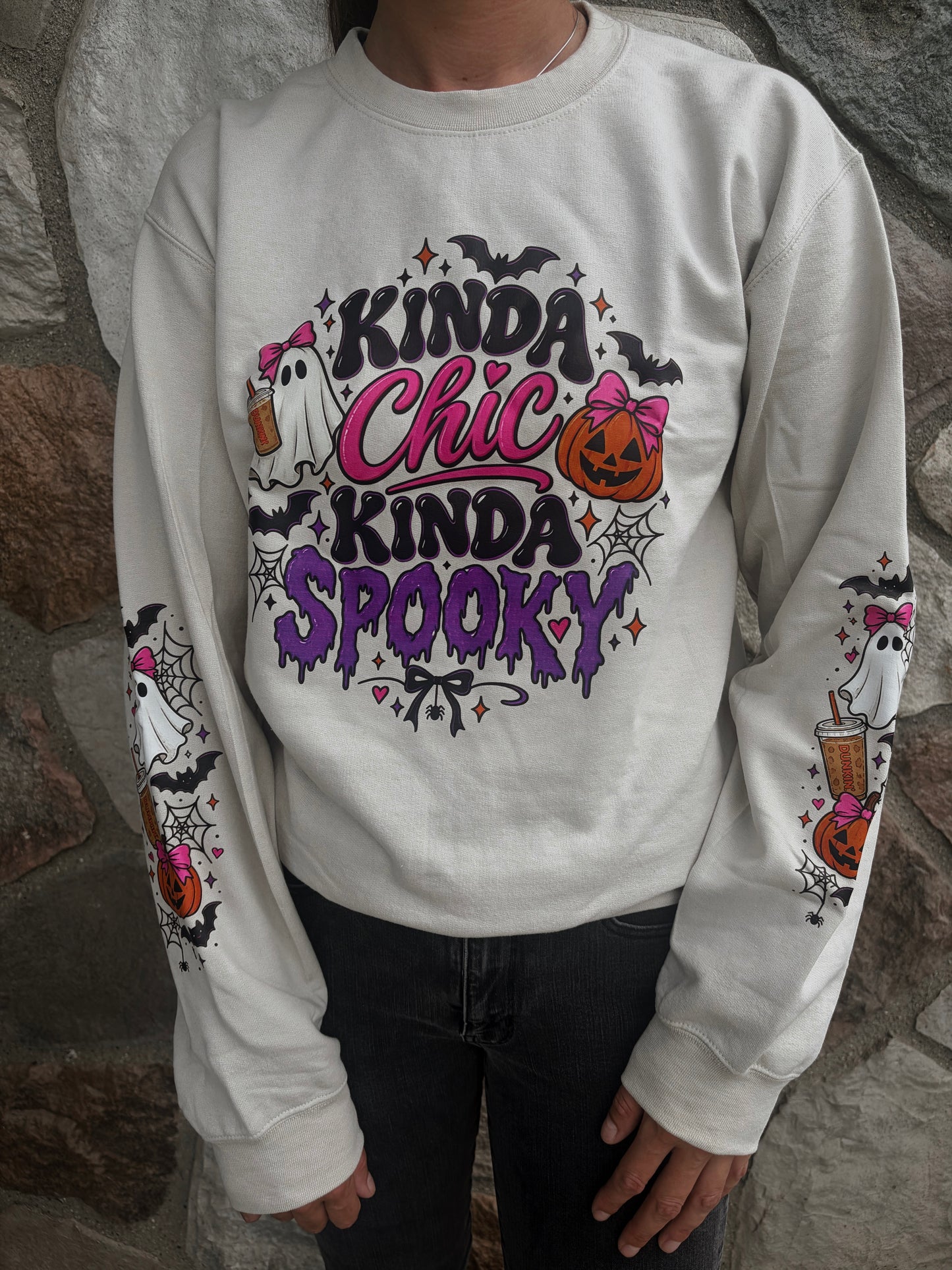 Kinda Chic Kinda Spooky - tee or pullover collab TPE