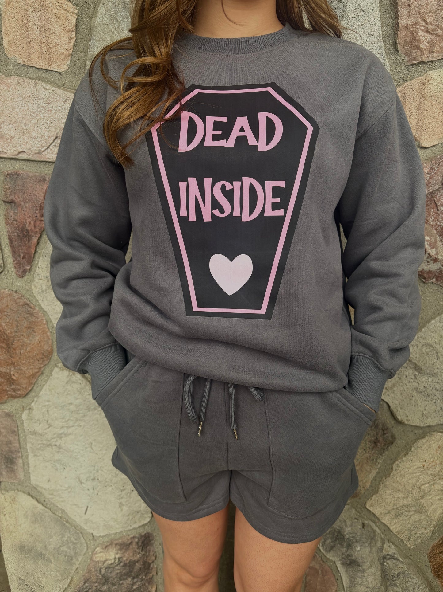 Dead Inside 2 piece cozy Set