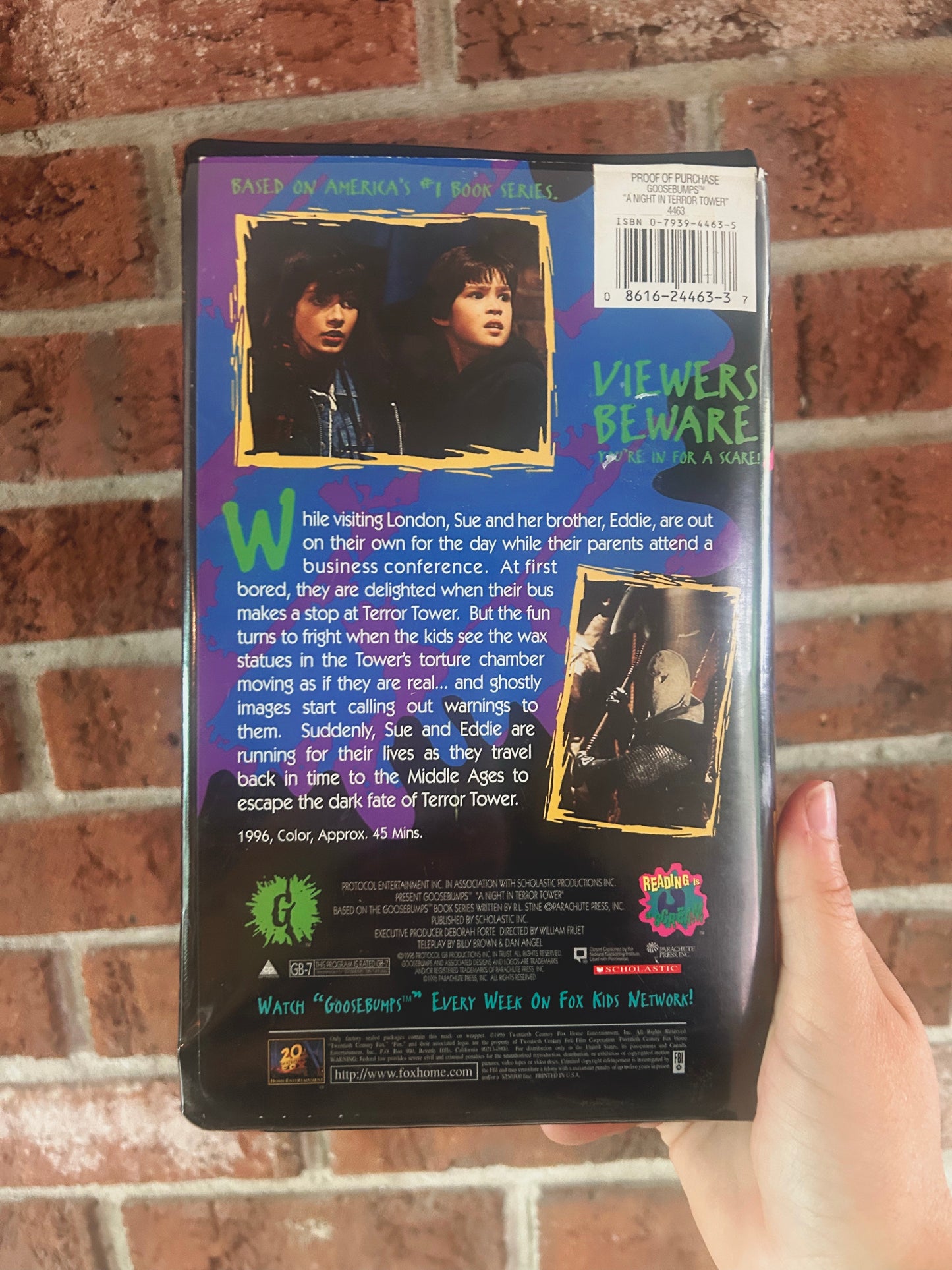 Goosebumps VHS - A Night In Terror Tower 1996