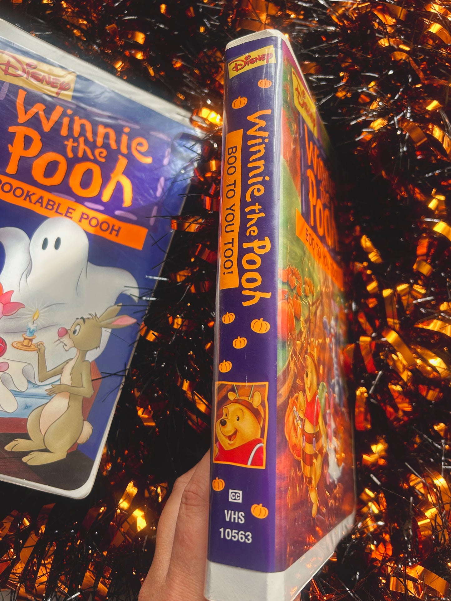 Winnie The Pooh Halloween VHS tapes (2)