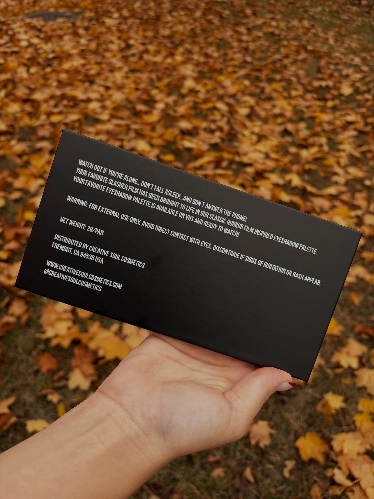 Slasher eyeshadow palette
