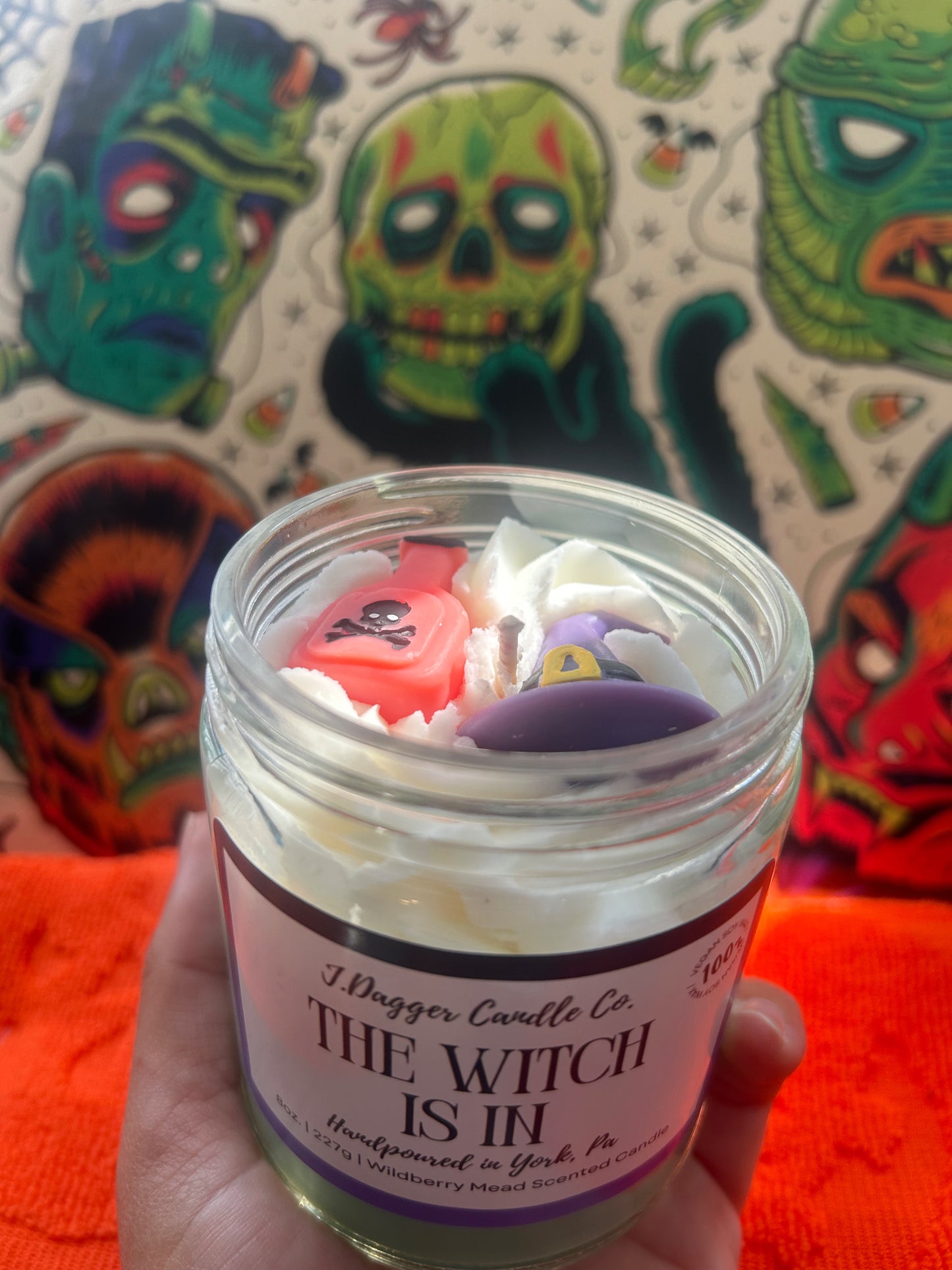 Halloween SOY candles 8oz