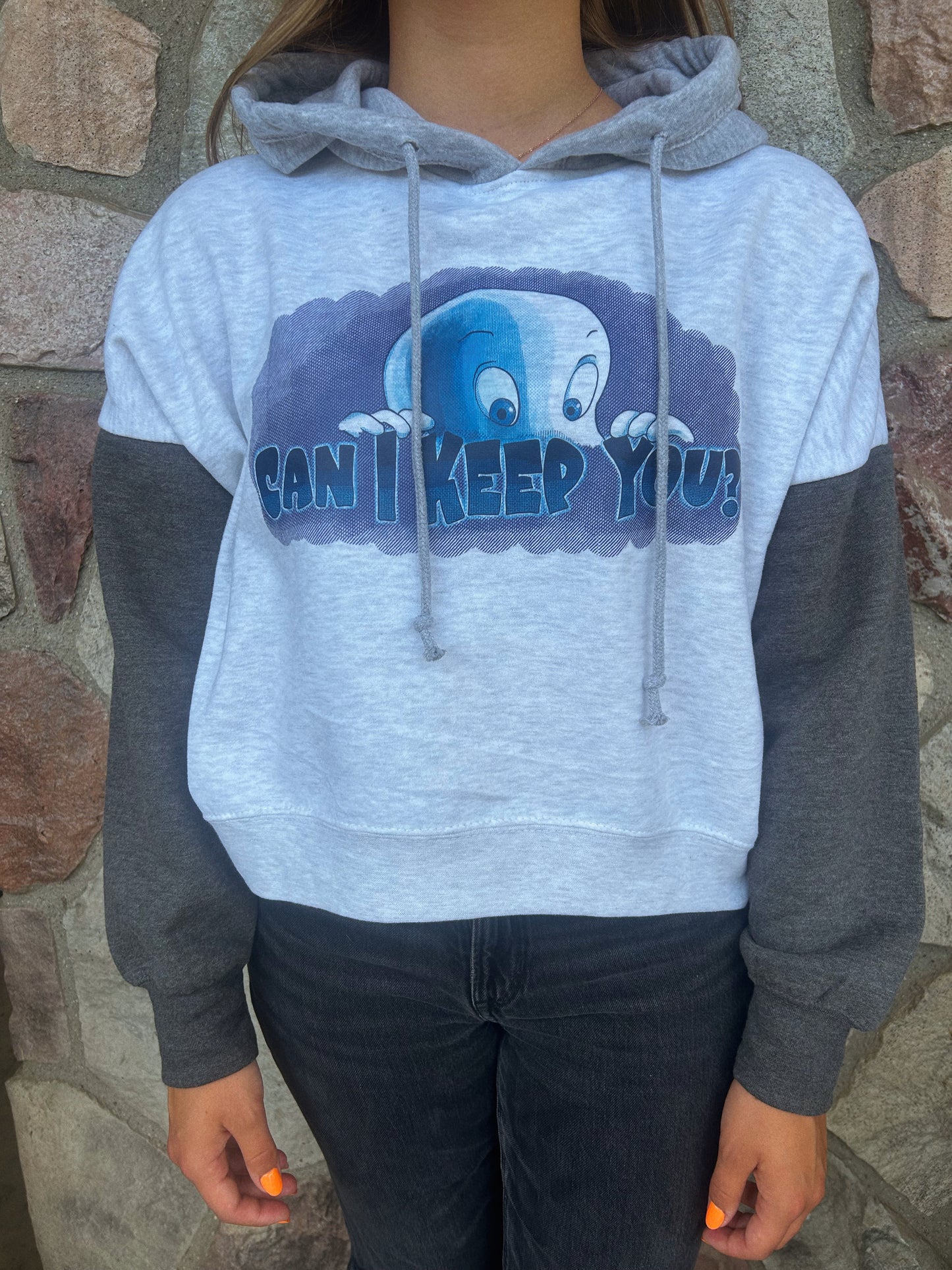 Can I keep you crop or full length hoodie