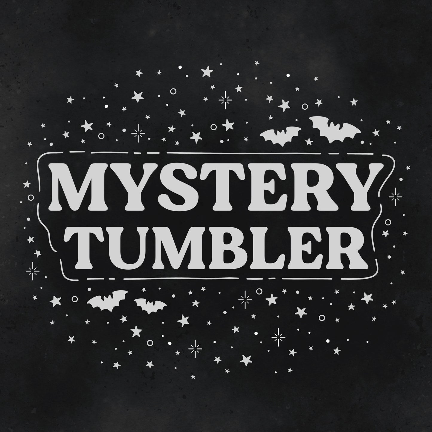 Mystery Tumbler- with minor flaws (read description)
