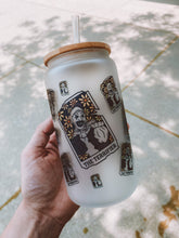 The Terrifier Tarot Frosted Glass Tumbler