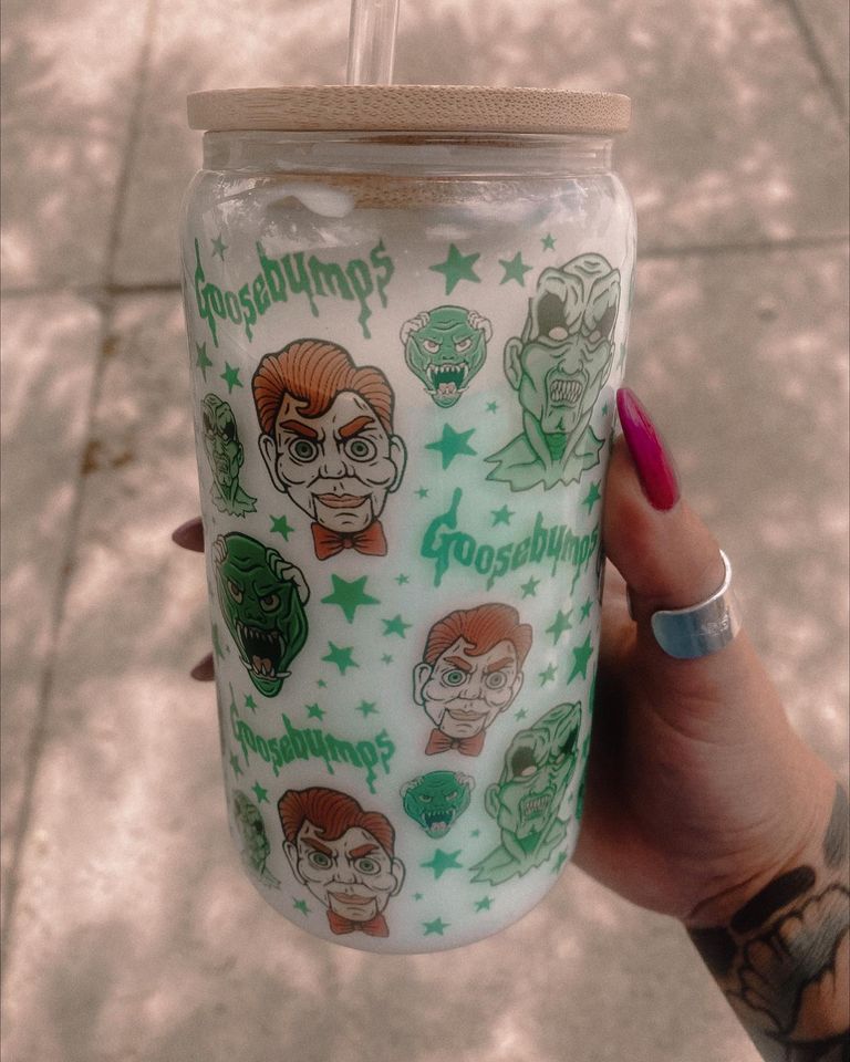 Goosebumps Glass Tumbler