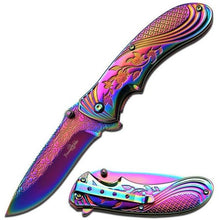 Rainbow Rose Knife