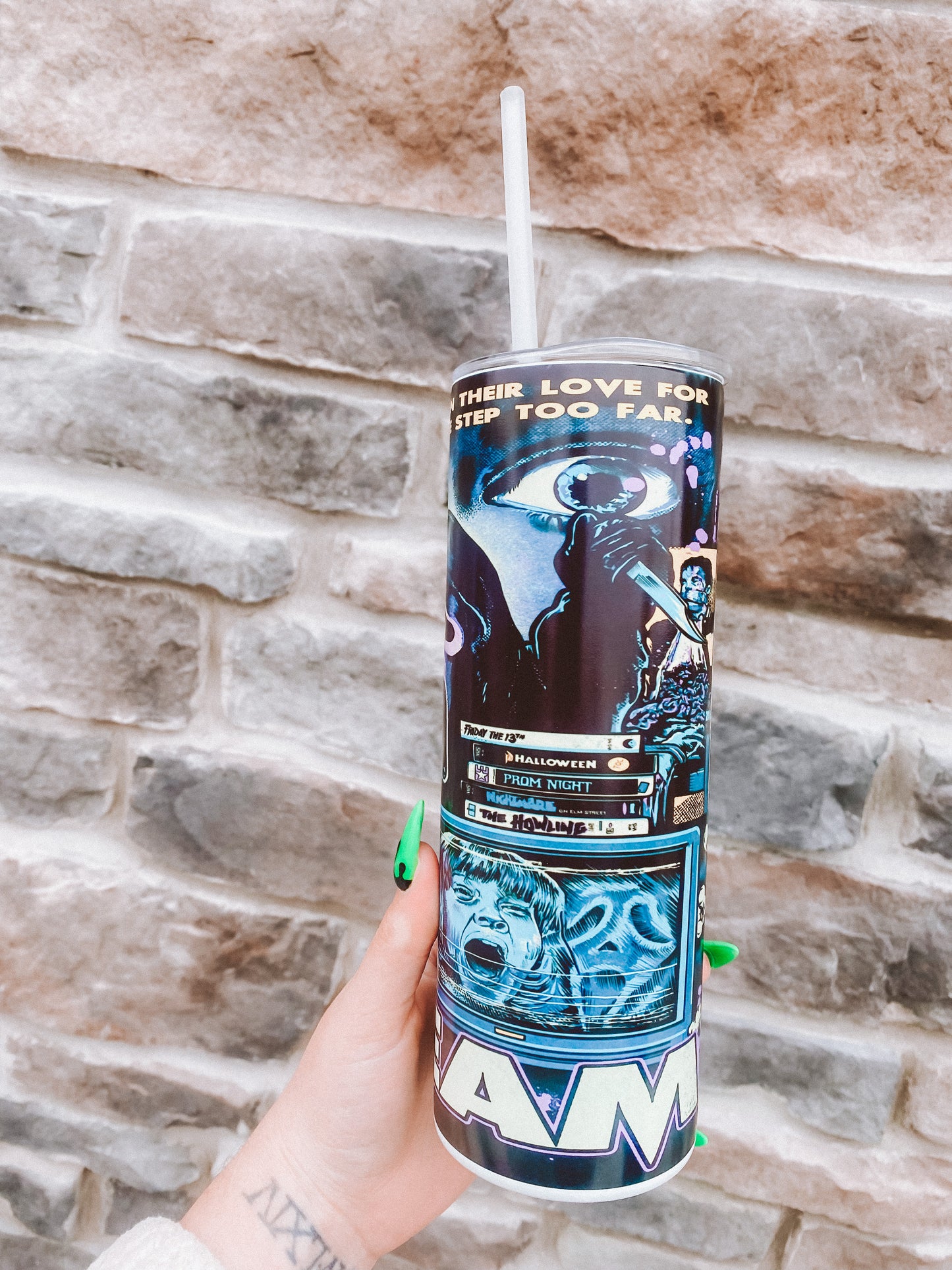 Scream Glow Tumbler- Theatre of Creeps