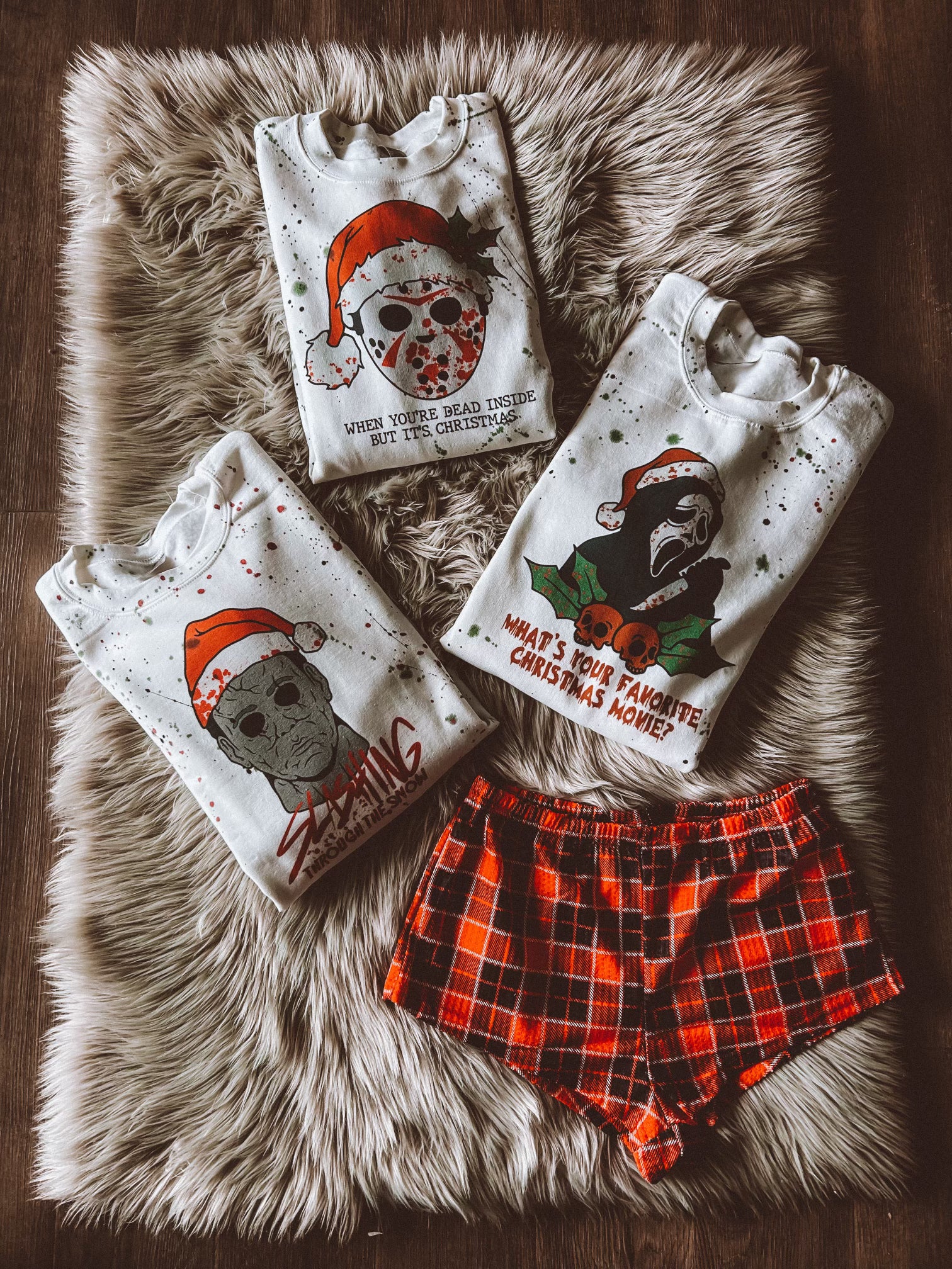 Limited Edition Spooky Christmas Pullover tee Not Your Average Babe