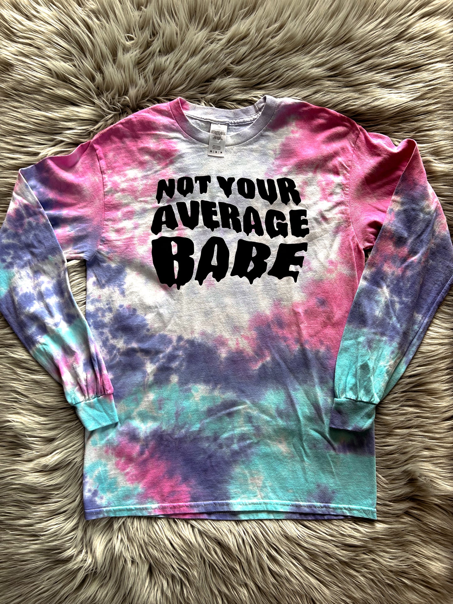 Not Your Average Babe tie dye long sleeve