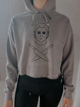 Michael Myers crop hoodie