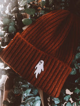 Ghostie knit embroidered beanie Lively Ghost