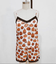 Pumpkin head -silky sleep set