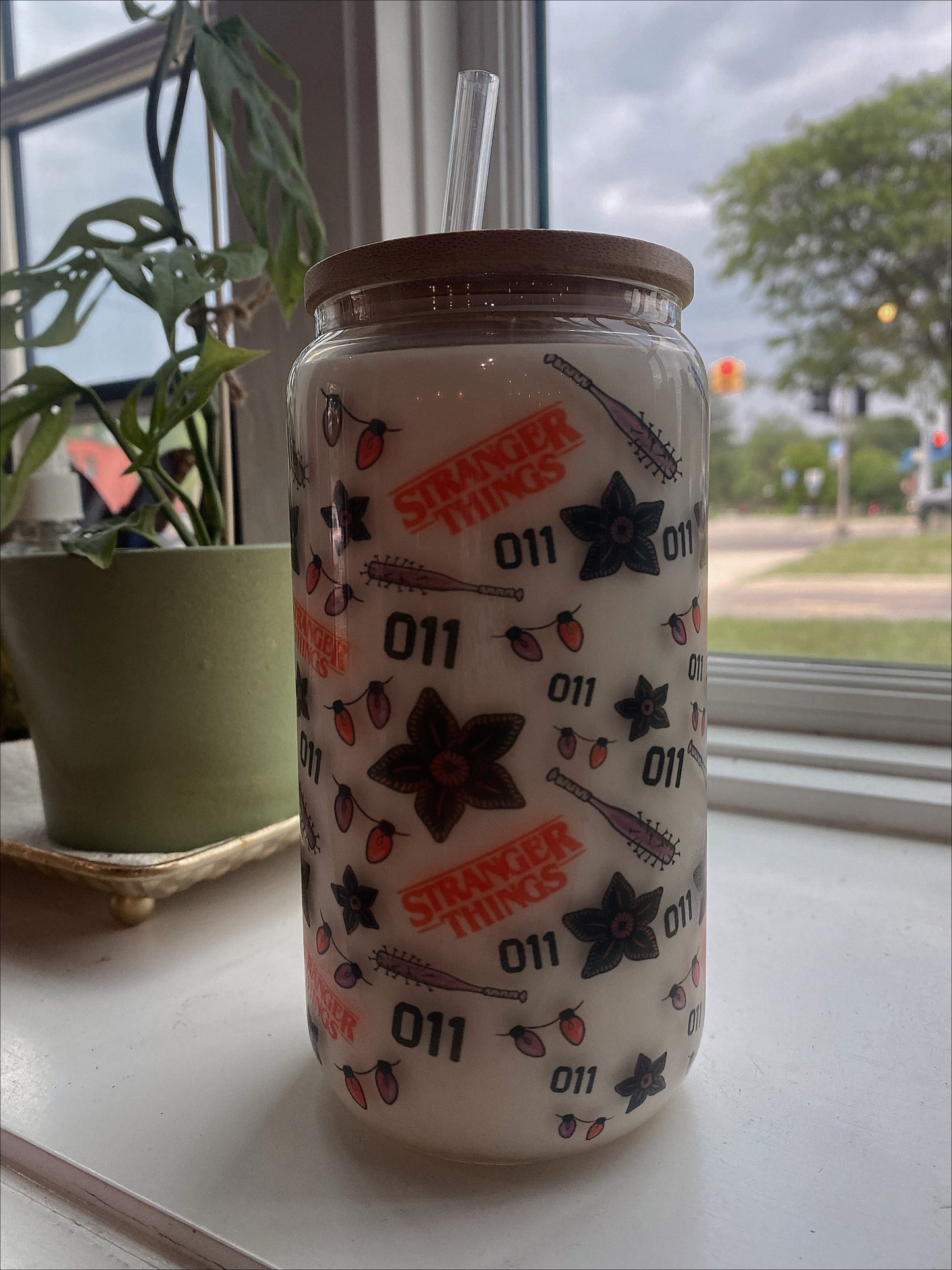 Stranger Things Glass Tumbler