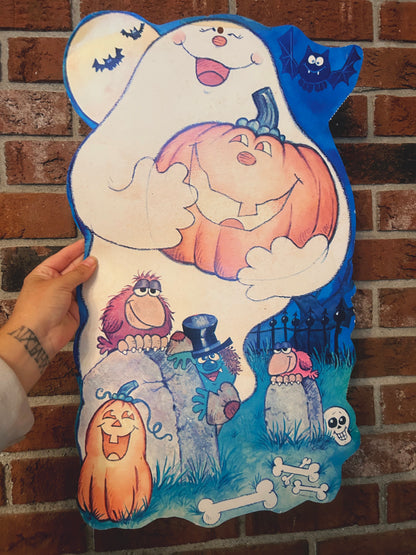 Ghost and friends Die cut 1970’s double sided