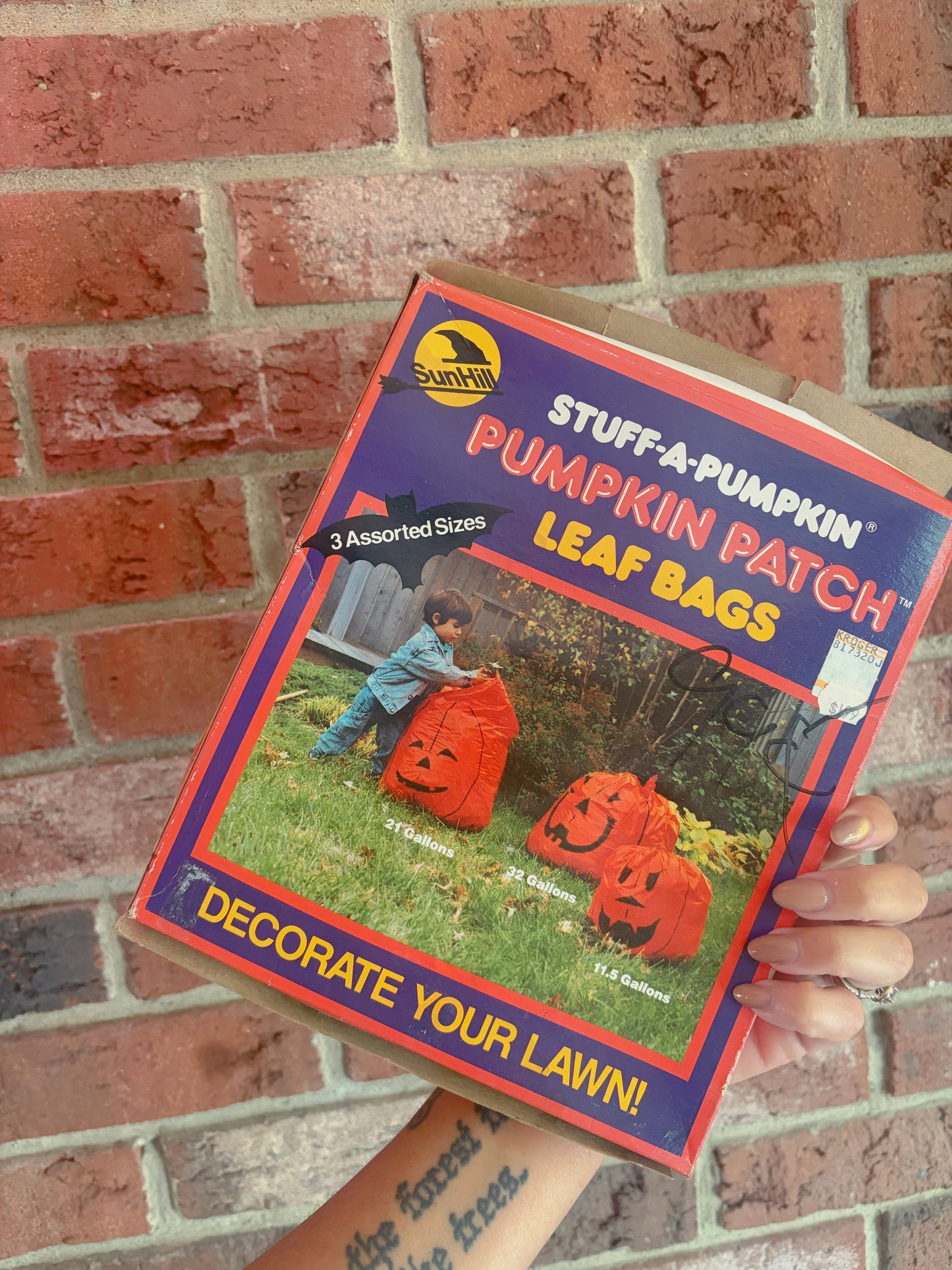 Stuff-A-Pumpkin bags - 1989