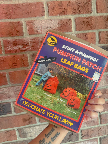 Stuff-A-Pumpkin bags - 1989