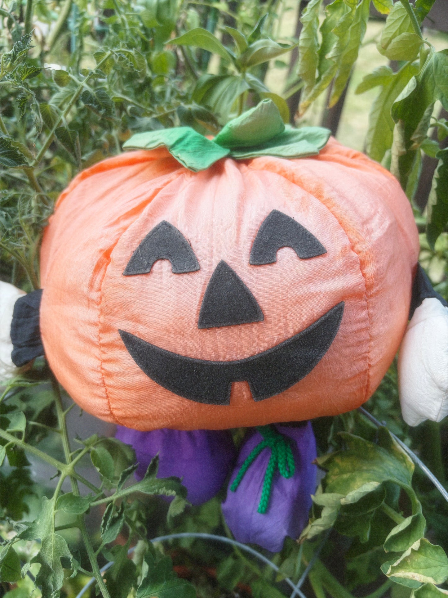 Gibson Greetings 1994 Vintage Plush Pumpkin Halloween Stuffed Toy