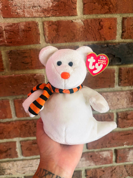 Quivers Ghost beanie baby 2003