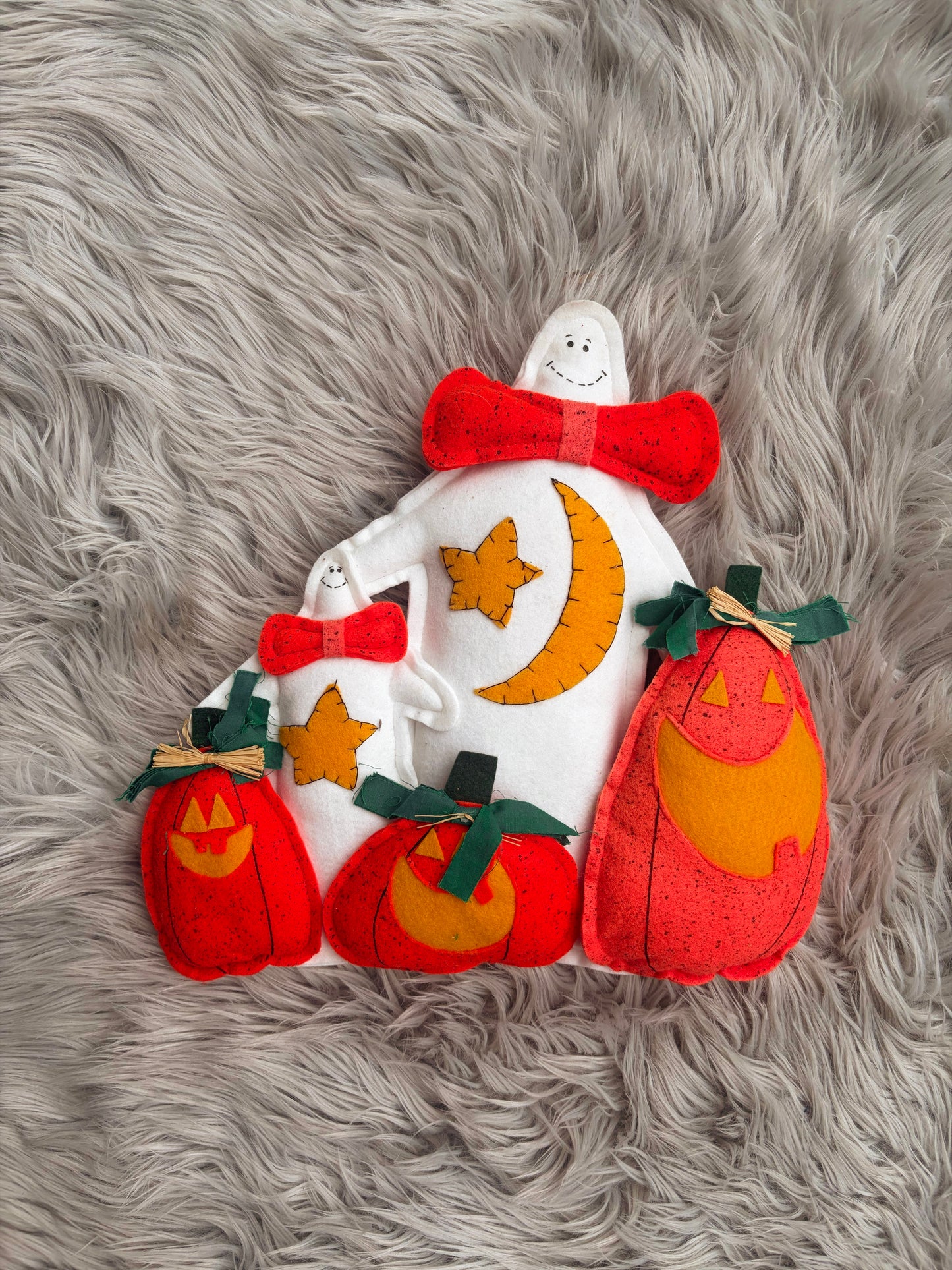 Vintage Plush hanging ghosts 1990s