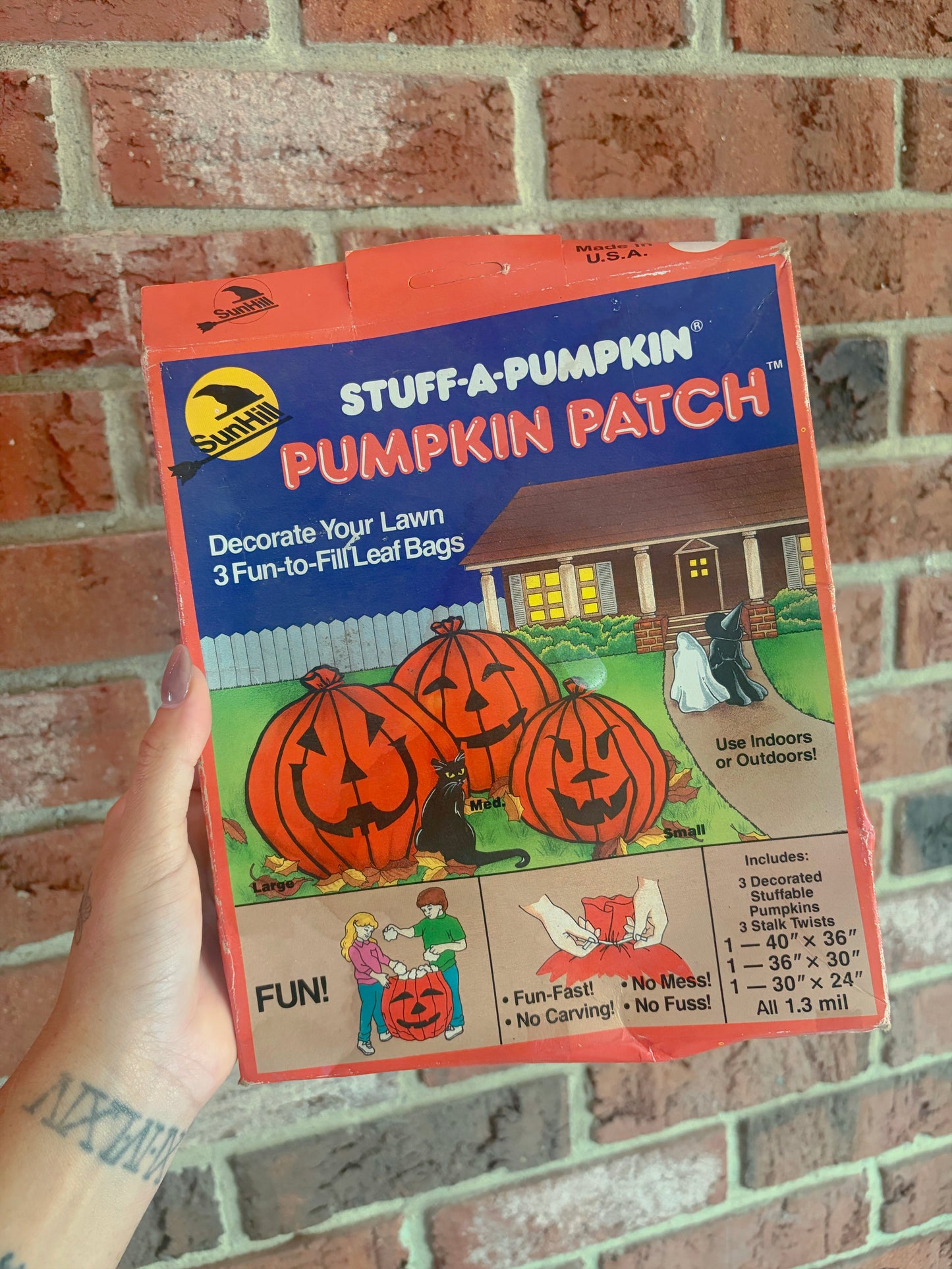 Stuff-A-Pumpkin bags - 1989