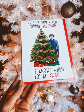 Michael Myers  Christmas card