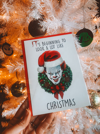 IT / Pennywise Christmas card
