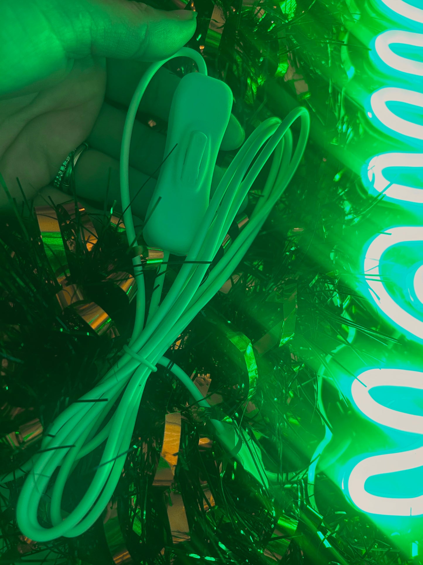 Horror Neon Green Light up sign