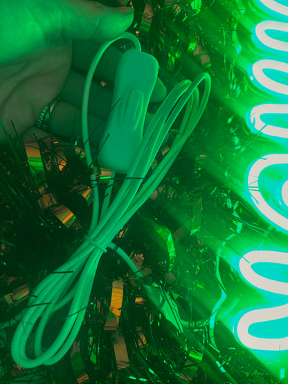 Horror Neon Green Light up sign
