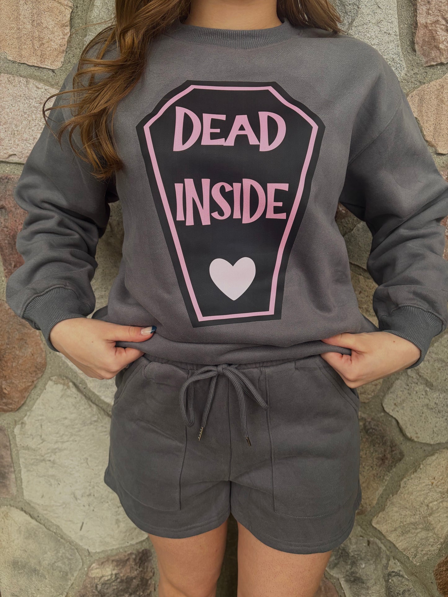 Dead Inside 2 piece cozy Set