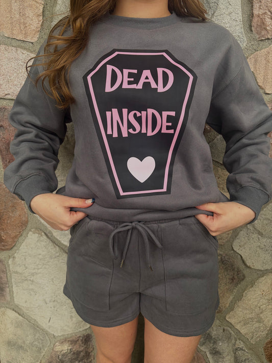 Dead Inside 2 piece cozy Set