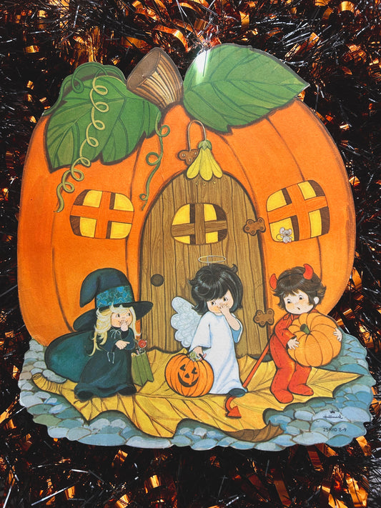 1969 die cut angels/ pumpkin cut out