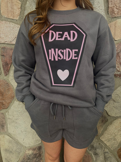 Dead Inside 2 piece cozy Set