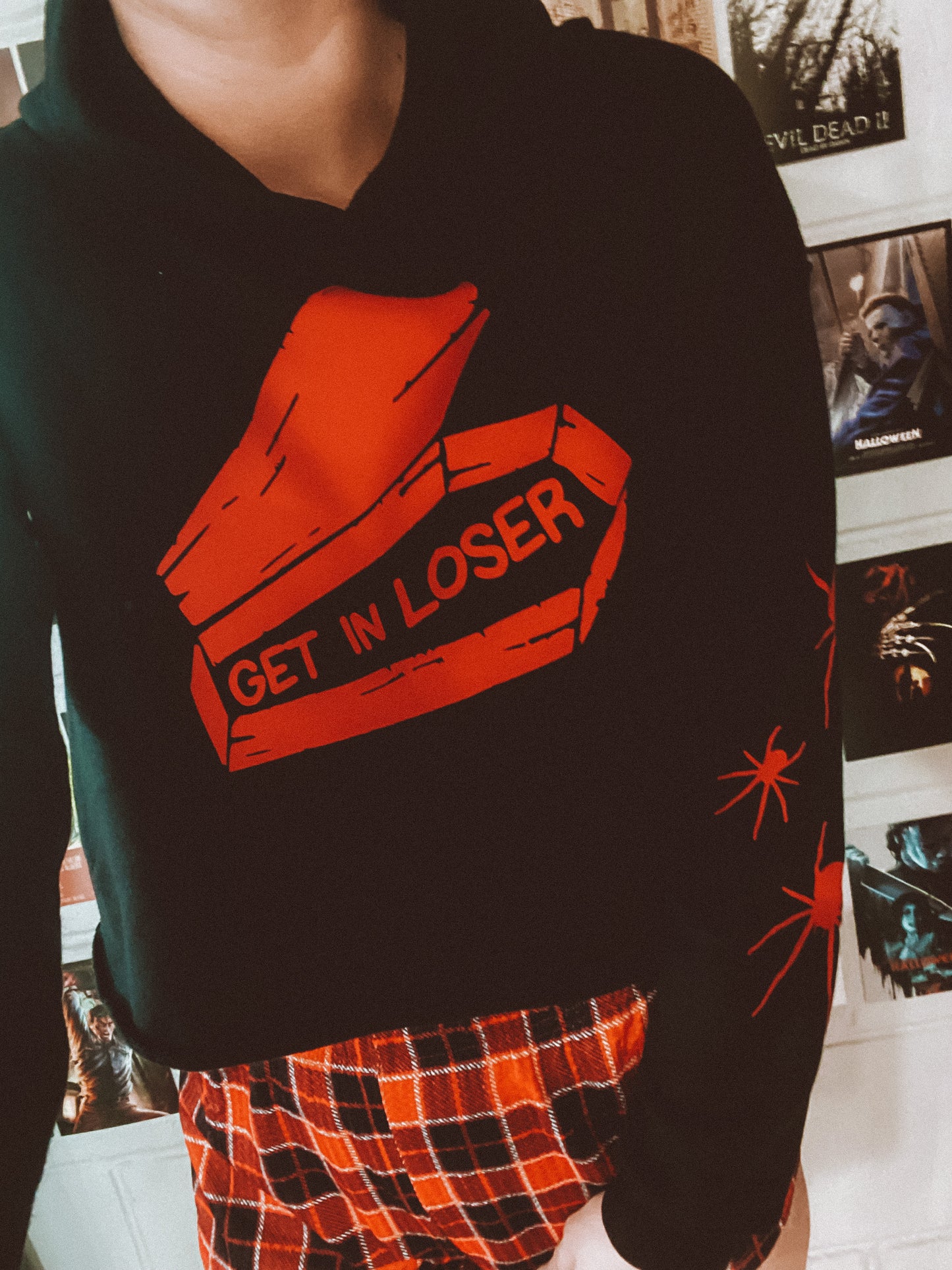 Get In Loser Crop Hoodie