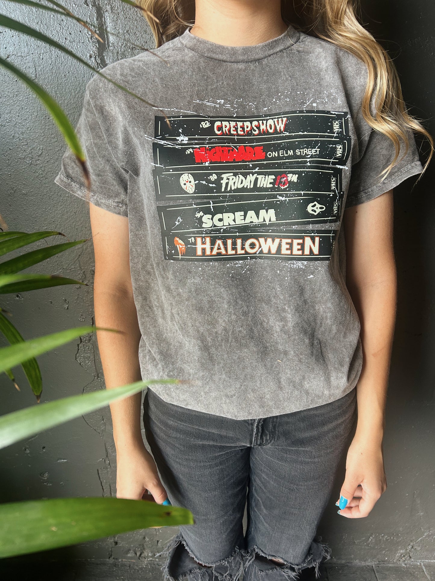 VHS horror nostalgic Pullover or tee