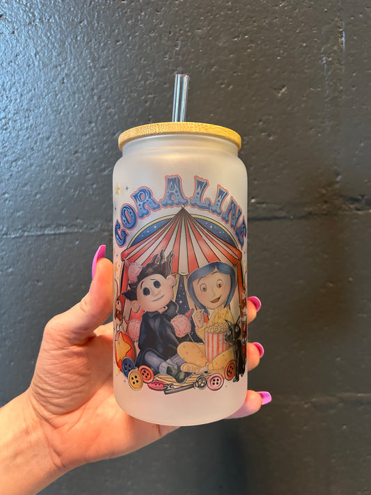 Coraline Carnival glass 16 OZ