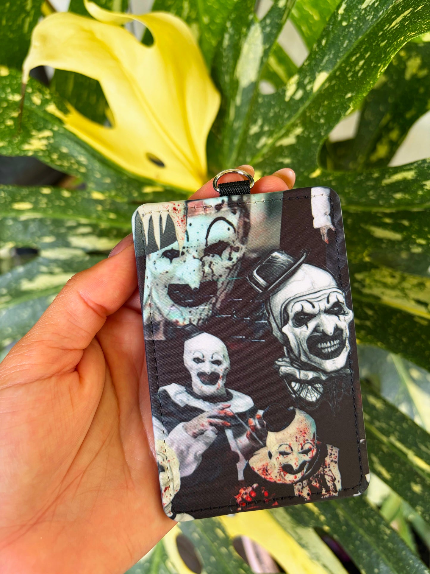 Spooky ID badge holders