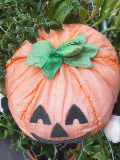 Gibson Greetings 1994 Vintage Plush Pumpkin Halloween Stuffed Toy