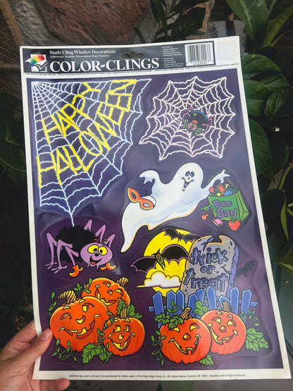 Vintage 90’s window clings(3)