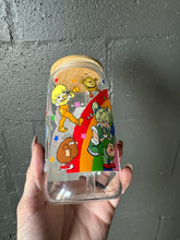 Rainbow Brite Frosted Glass Tumbler