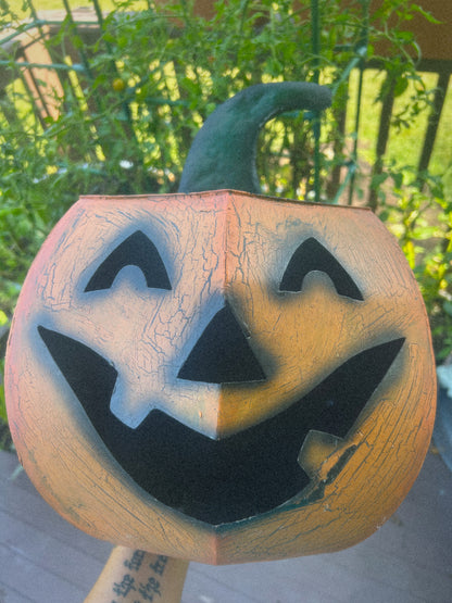 Vintage pumpkin tea light holders (set of 2) only one set available
