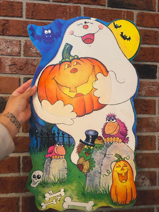 Ghost and friends Die cut 1970’s double sided