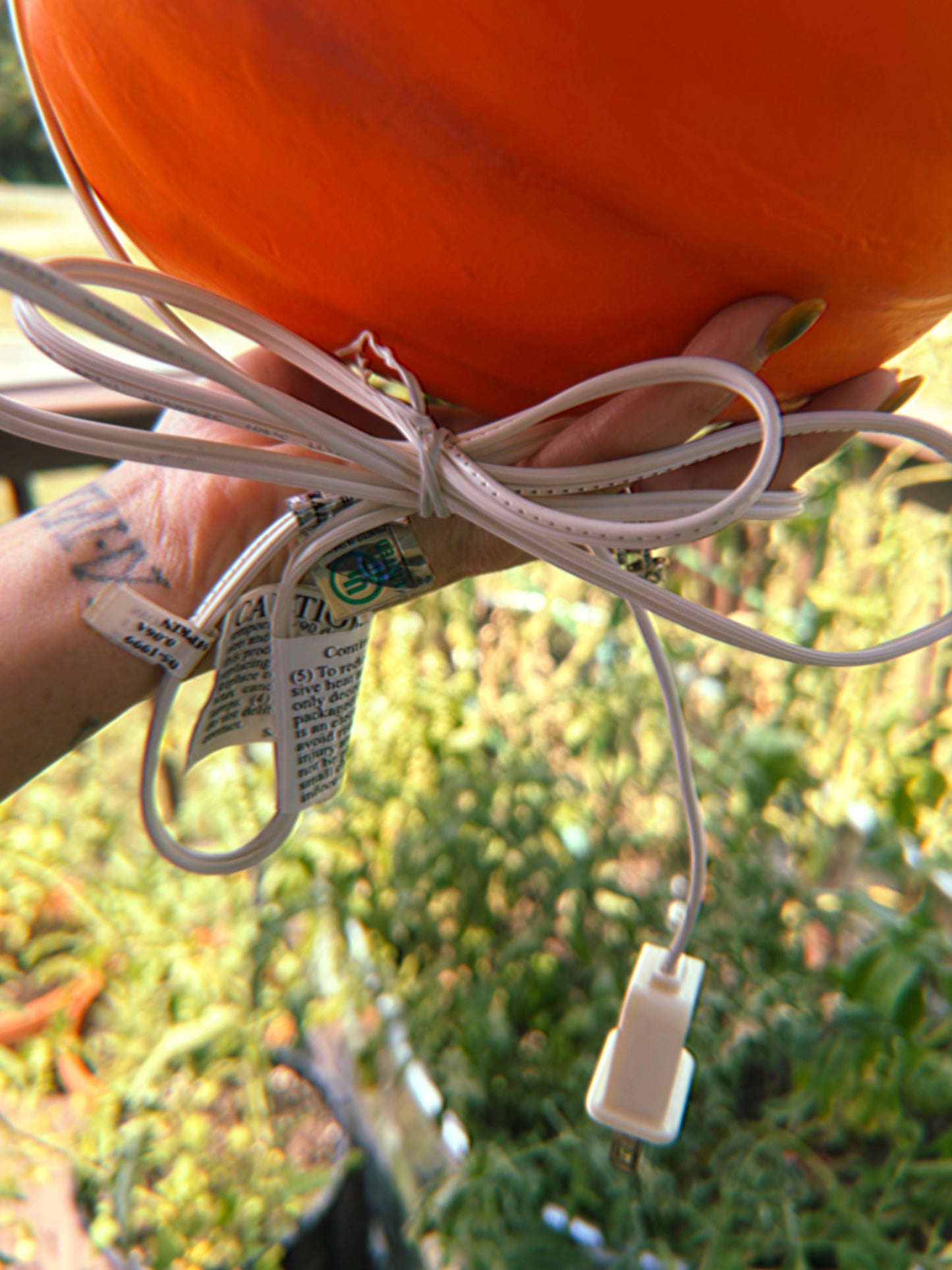 1998 The Paper Magic Group light up pumpkin