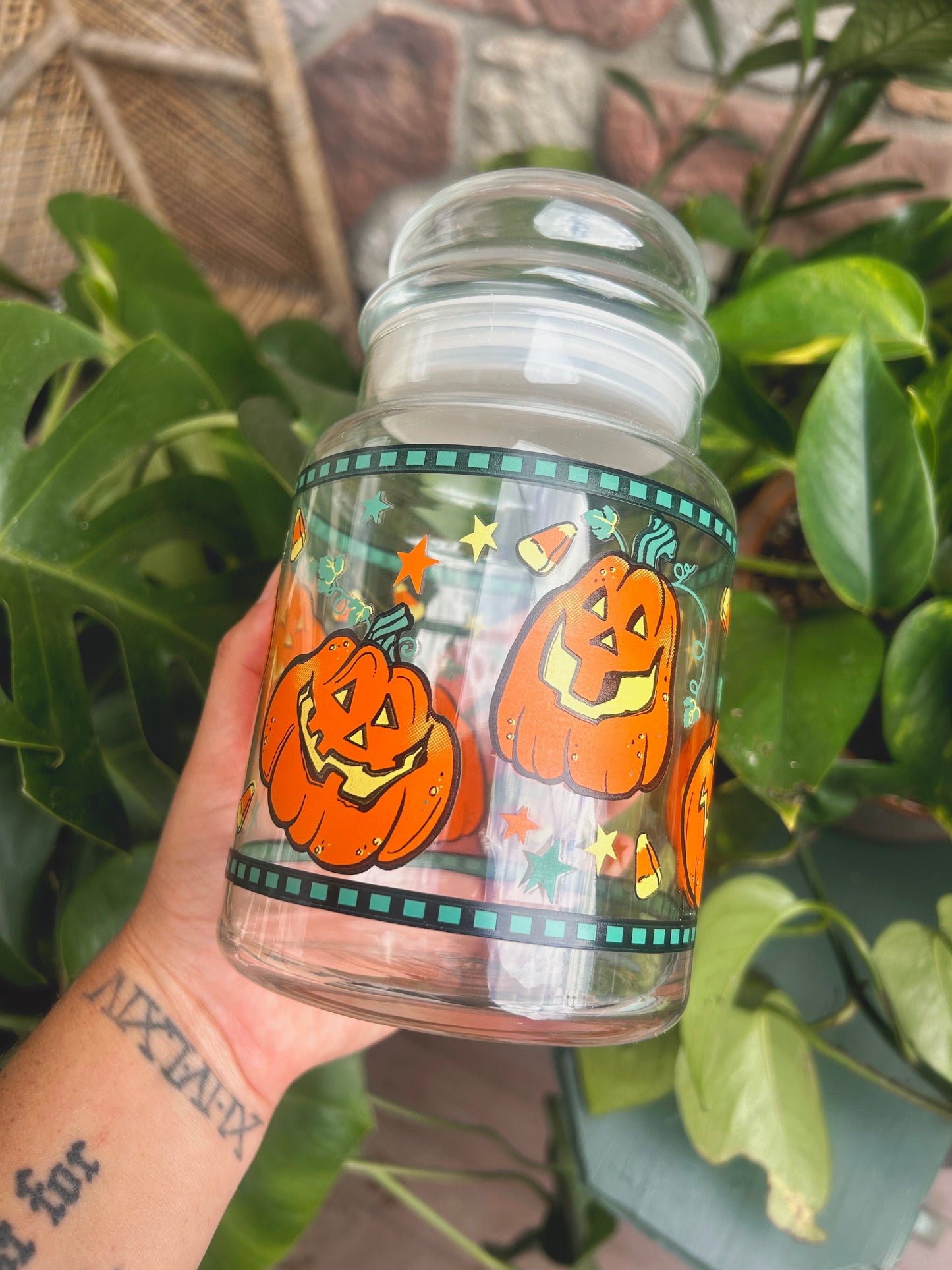 Jack O Lantern vintage jar