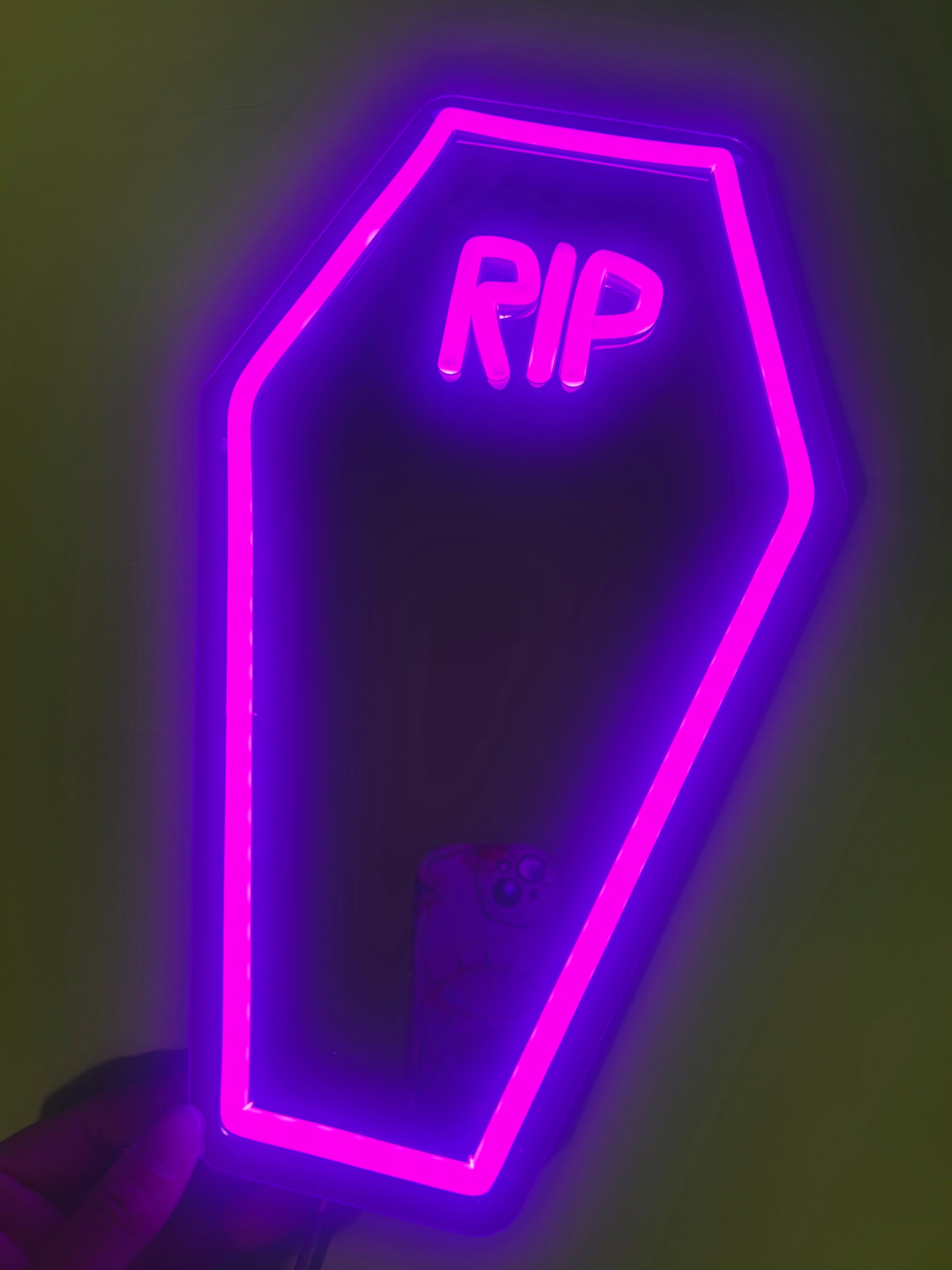 Lit Rip RIP Coffin light – Not Your Average Babe