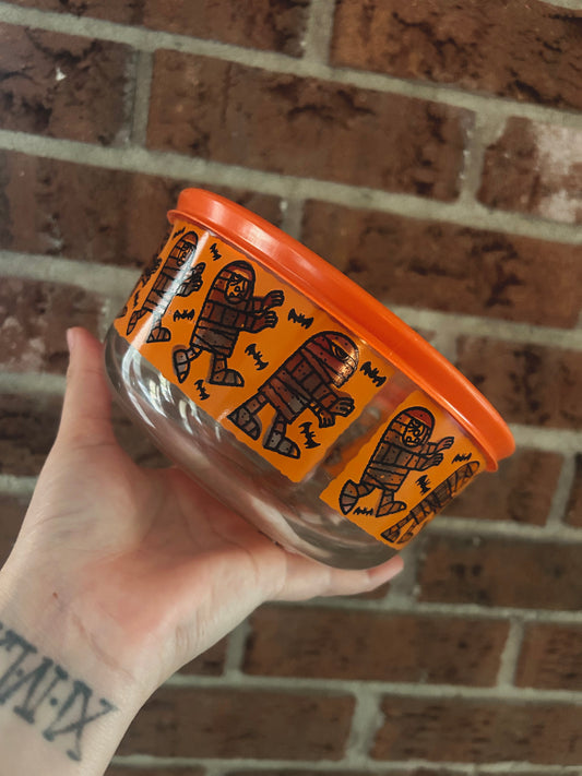 Mummy Pyrex limited edition glass bowl