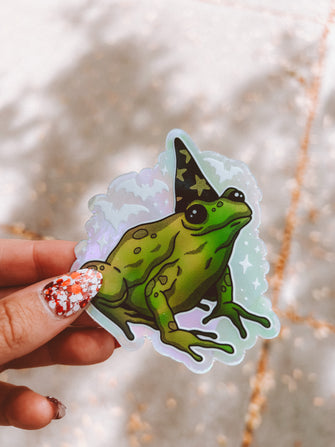 Toad holographic sticker