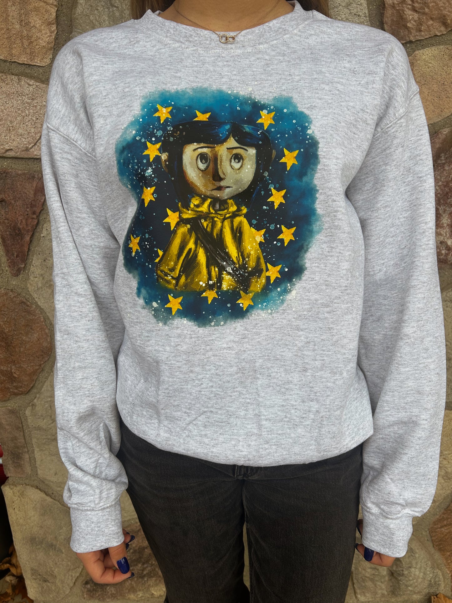 Coraline in the stars pullover or tee